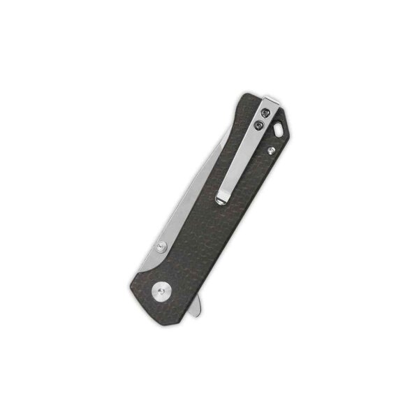 QSP Knife Grebe T Button Lock QS148-A1 14C28N Stahl Micarta