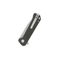 QSP Knife Grebe T Button Lock QS148-A1 14C28N Stahl Micarta