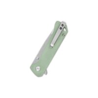 QSP Knife Grebe T Button Lock QS148-D1 14C28N Stahl G10...